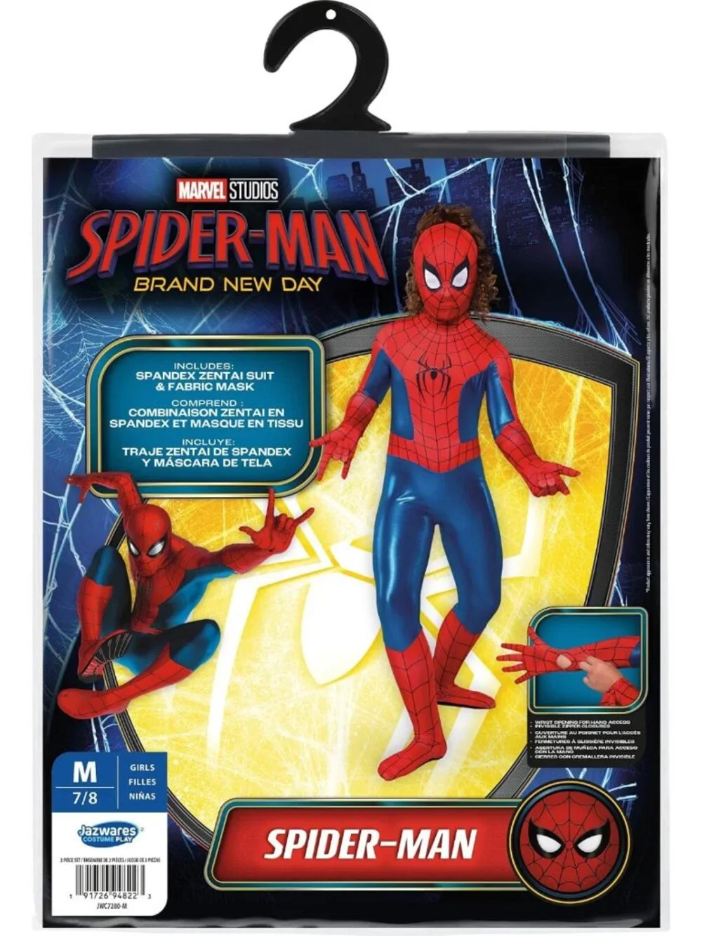 Youth Girl Spider-Man Zentai Costume - Deluxe Stretch Spandex, Halloween Ready!